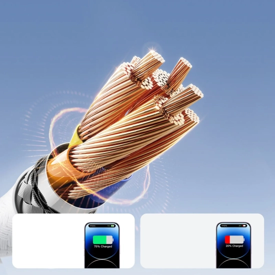 JOYROOM Kabel przewód USB-A - iPhone Lightning 3A 2m - biały