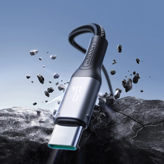 JOYROOM Kabel przewód USB-A - USB-C Flash Series 3A 1m - czarny