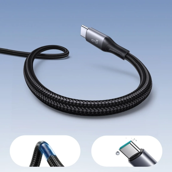 JOYROOM Kabel przewód USB-A - USB-C Flash Series 3A 1m - czarny