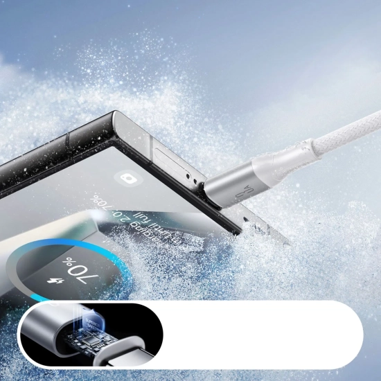 JOYROOM Kabel przewód USB-A - USB-C 3A 2m - biały