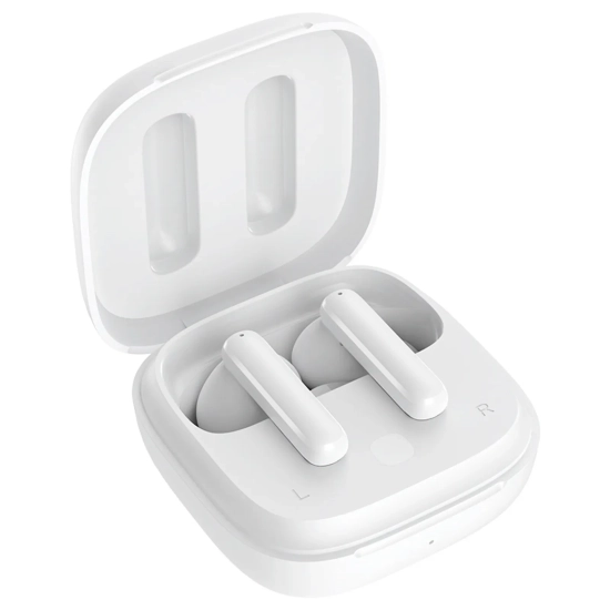 QCY Słuchawki bezprzewodowe dokanałowe T13 ANC IPX5 Bluetooth - białe