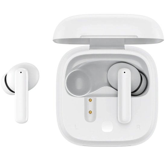 QCY Słuchawki bezprzewodowe dokanałowe T13 ANC IPX5 Bluetooth - białe