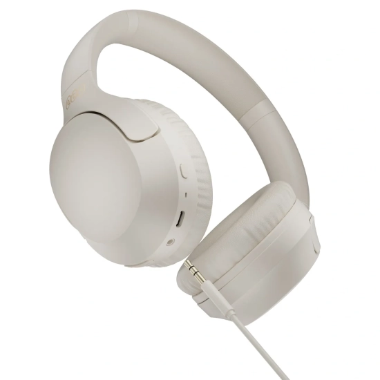 QCY Słuchawki bezprzewodowe nauszne H2 Pro ENC Bluetooth - białe