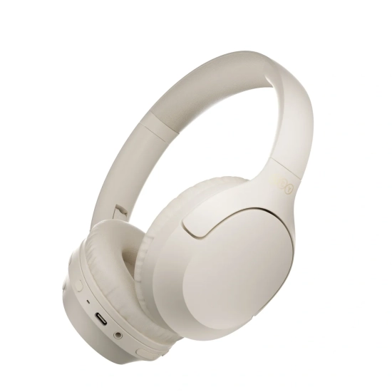 QCY Słuchawki bezprzewodowe nauszne H2 Pro ENC Bluetooth - białe