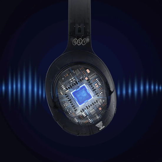 QCY Słuchawki bezprzewodowe nauszne H3 ANC Bluetooth Hi-Res Audio