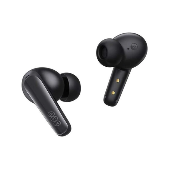 Słuchawki bezprzewodowe dokanałowe QCY T13x TWS Bluetooth - czarne