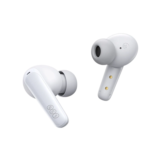 QCY Słuchawki dokanałowe bezprzewodowe T13X ENC IPX5 Bluetooth - białe