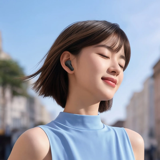 QCY Słuchawki bezprzewodowe dokanałowe MeloBuds N30 ANC Bluetooth IPX4