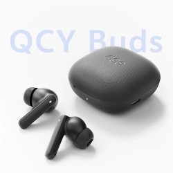 QCY Słuchawki bezprzewodowe dokanałowe Buds TWS IPX4 Bluetooth - szare