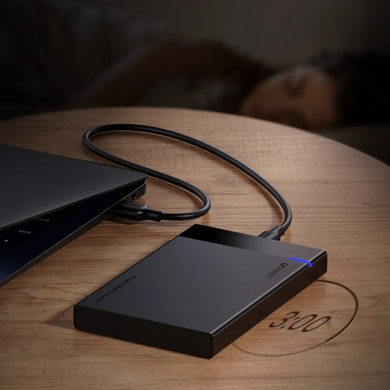 UGREEN Obudowa kieszeń na dysk SATA 2.5'' 6TB USB-C 3.0 czarny
