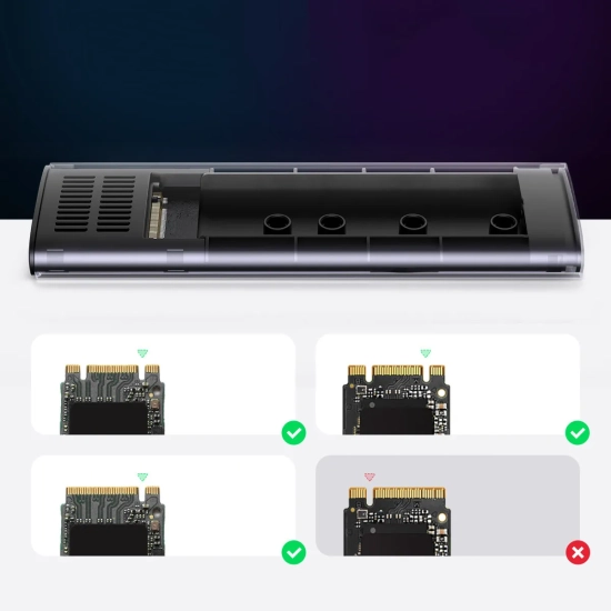 UGREEN Kieszeń obudowa na dysk SSD M.2 USB 3.2 Gen 2 SuperSpeed USB 10Gbps