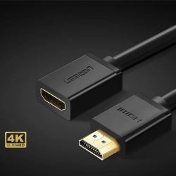 UGREEN Przedłużacz przejściówka kabla HDMI 2.0 4K 1m czarny