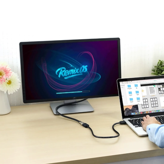 UGREEN Przedłużacz przejściówka kabla HDMI 2.0 4K 1m czarny