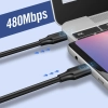 UGREEN Kabel przewód USB-C do ładowania i transferu danych 3A 2m czarny