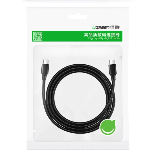 UGREEN Kabel przewód USB-C do ładowania i transferu danych 3A 2m czarny