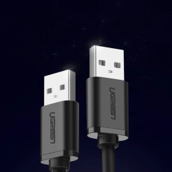 UGREEN Elastyczny giętki kabel przewód USB 2.0 480Mb/s 1.5m czarny