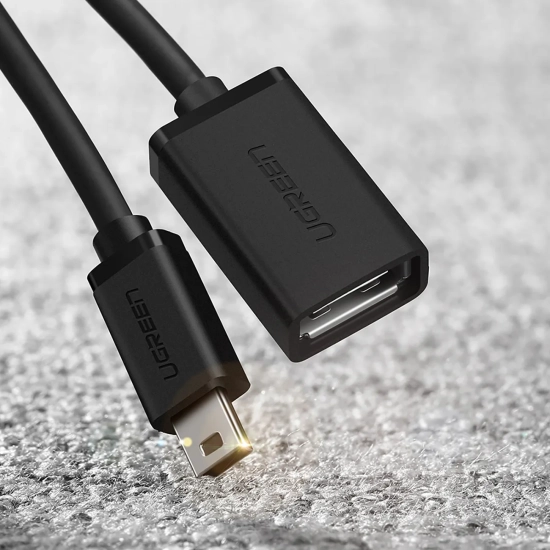 UGREEN Adapter przejściówka mini USB-B (męski) - USB-A (żeński) OTG 10cm