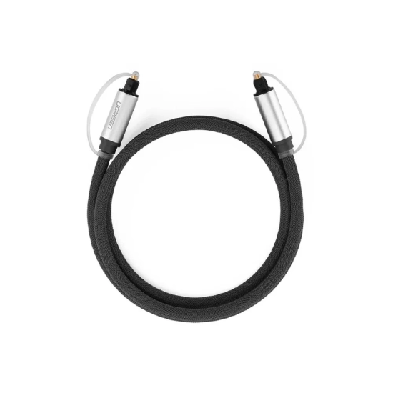 UGREEN Kabel przewód optyczny audio światłowód Toslink SPDIF 1m - szary