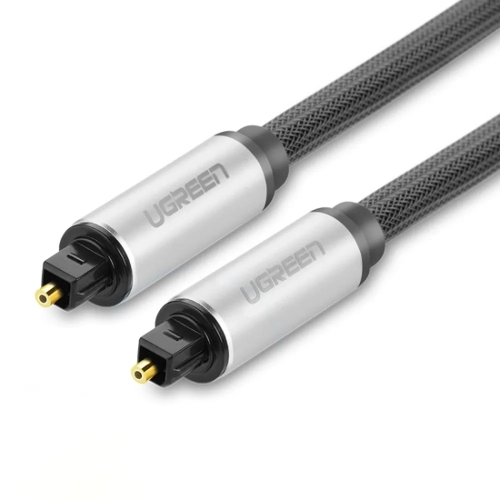 UGREEN Kabel przewód optyczny Toslink SPDIF 3m szary
