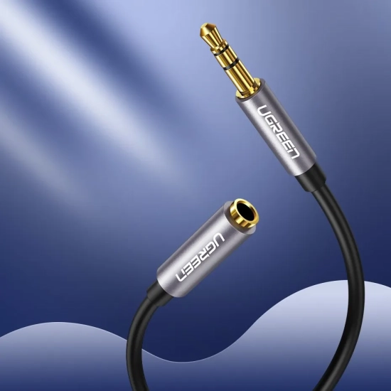 UGREEN Przewód kabel przedłużacz do słuchawek AUX 3.5mm mini jack 1m