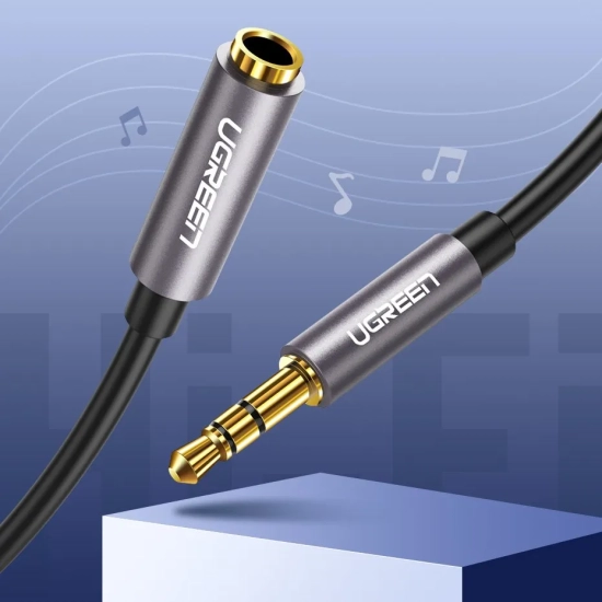 UGREEN Przewód kabel przedłużacz do słuchawek AUX 3.5mm mini jack 1m
