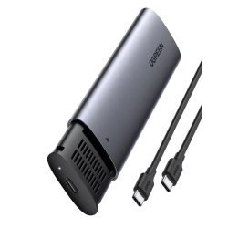 Szary obudowa UGREEN CM400 / 10902 do dysku M.2 NVMe M-Key / M+B Key 2230/2242/2260/2280 z interfejsem USB 3.2 Gen 2 10 Szary obudowa UGREEN CM400 / 10902 do dysku M.2 NVMe M-Key / M+B Key 2230/2242/2260/2280 z interfejsem USB 3.2 Gen 2 10
