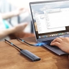 UGREEN Kieszeń na dysk obudowa dysku twardego M.2 B-Key SATA 3.0 szary +