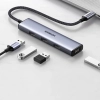 UGREEN Rozdzielacz rozgałęźnik HUB USB-C na 4x USB 3.2 srebrny