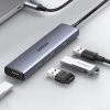 UGREEN Rozdzielacz rozgałęźnik HUB USB-C na 4x USB 3.2 srebrny