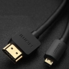 UGREEN Kabel przewód Micro HDMI - HDMI 4K 60Hz 3m czarny