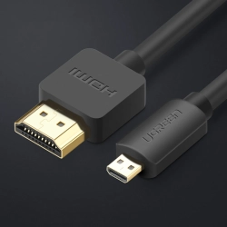 UGREEN Kabel przewód Micro HDMI - HDMI 4K 60Hz 3m czarny