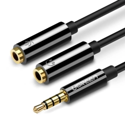 UGREEN Rozdzielacz przejściówka mini jack 3.5 mm - 2 x mini jack 3.5mm