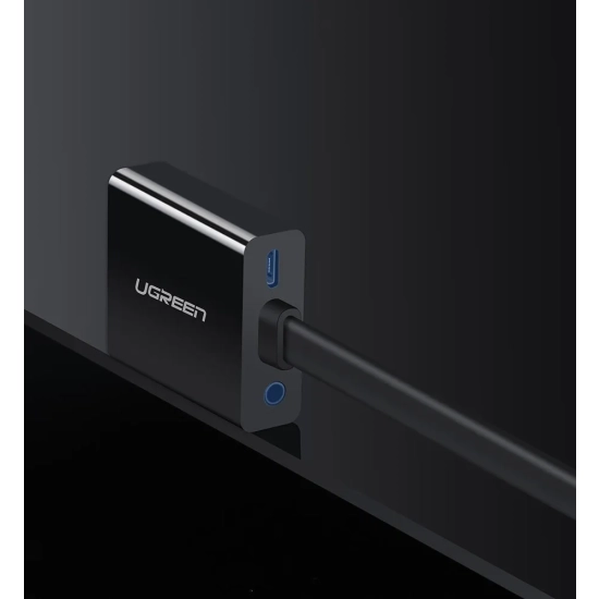 UGREEN Adapter przejściówka HDMI - VGA micro USB AUX audio 3.5 mm mini