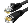 UGREEN Płaski kabel sieciowy patchcord LAN RJ45 Ethernet Cat. 6 8m czarny