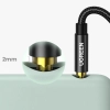 UGREEN Kabel przewód audio AUX wtyczka prosta minijack 3.5 mm 1m czarny