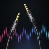 UGREEN Kabel przewód audio AUX wtyczka prosta minijack 3.5 mm 1m czarny