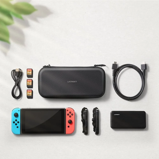 UGREEN Etui pudełko na Nintendo Switch i akcesoria 26x12x4cm czarny