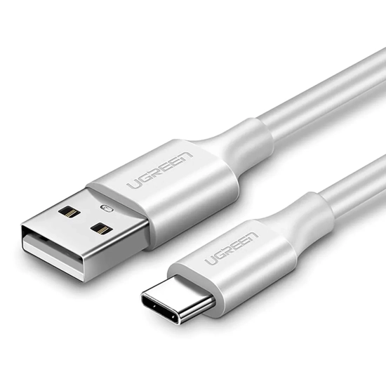 UGREEN Kabel przewód USB-A - USB-C 3A QC 3.0 AFC FCP 1m - biały