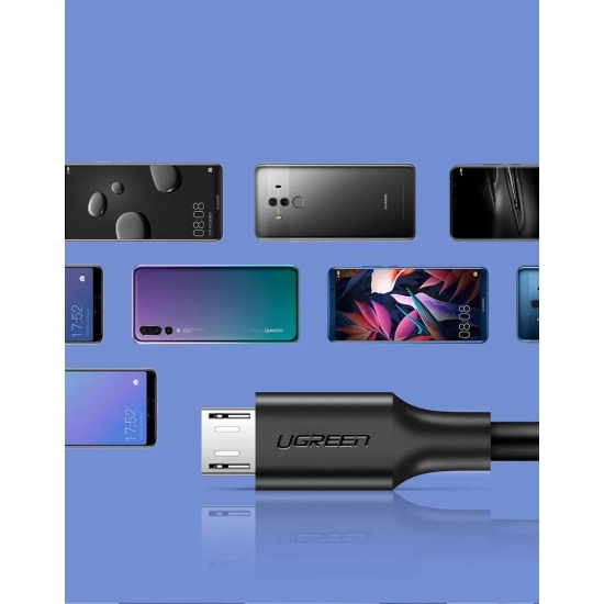 UGREEN Kabel przewód USB - micro USB 2A 2m czarny