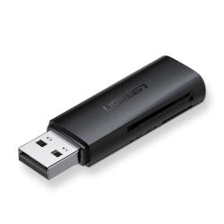 UGREEN Czytnik kart pamięci SD TF do komputera USB 3.0 czarny