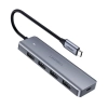 UGREEN HUB Rozdzielacz USB-C - 4x USB 3.2 z portem zasilania USB-C szary