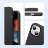 UGREEN Gumowe elastyczne silikonowe etui pokrowiec iPhone 13 mini czarny