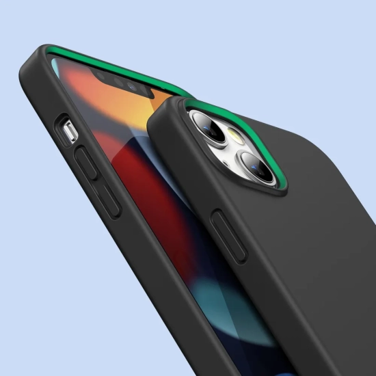UGREEN Gumowe elastyczne silikonowe etui pokrowiec iPhone 13 mini czarny