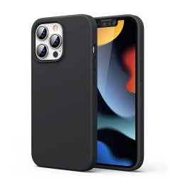UGREEN Gumowe elastyczne silikonowe etui pokrowiec iPhone 13 Pro Max czarny