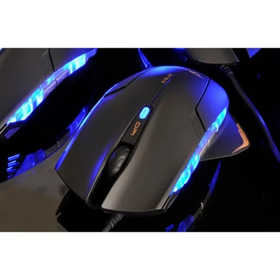 Mysz komputerowa E-BLUE Mazer R przewodowa, czarna, 2400 DPI EMS124BK(1)
