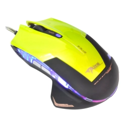 Mysz komputerowa E-BLUE Mazer R przewodowa, zielona, 2400 DPI EMS124GR(1)