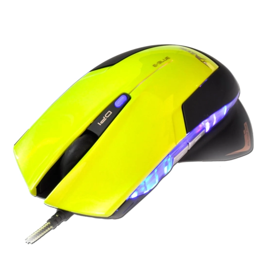 Mysz komputerowa E-BLUE Mazer R przewodowa, zielona, 2400 DPI EMS124GR(1)