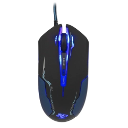 Mysz komputerowa E-BLUE Auroza przewodowa, czarna, 3500 DPI EMS144BK