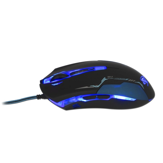 Mysz komputerowa E-BLUE Auroza przewodowa, czarna, 3500 DPI EMS144BK