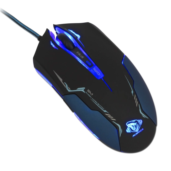 Mysz komputerowa E-BLUE Auroza przewodowa, czarna, 3500 DPI EMS144BK